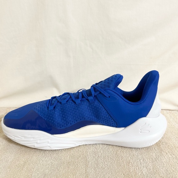 Under Armour Curry Flow 11 Blue/White size 13 MEN’S BASKETBALL SHOES - Picture 4 of 9